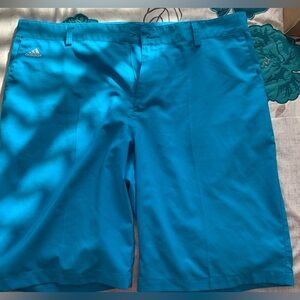 Adidas Climalite golf shorts. Missing front button